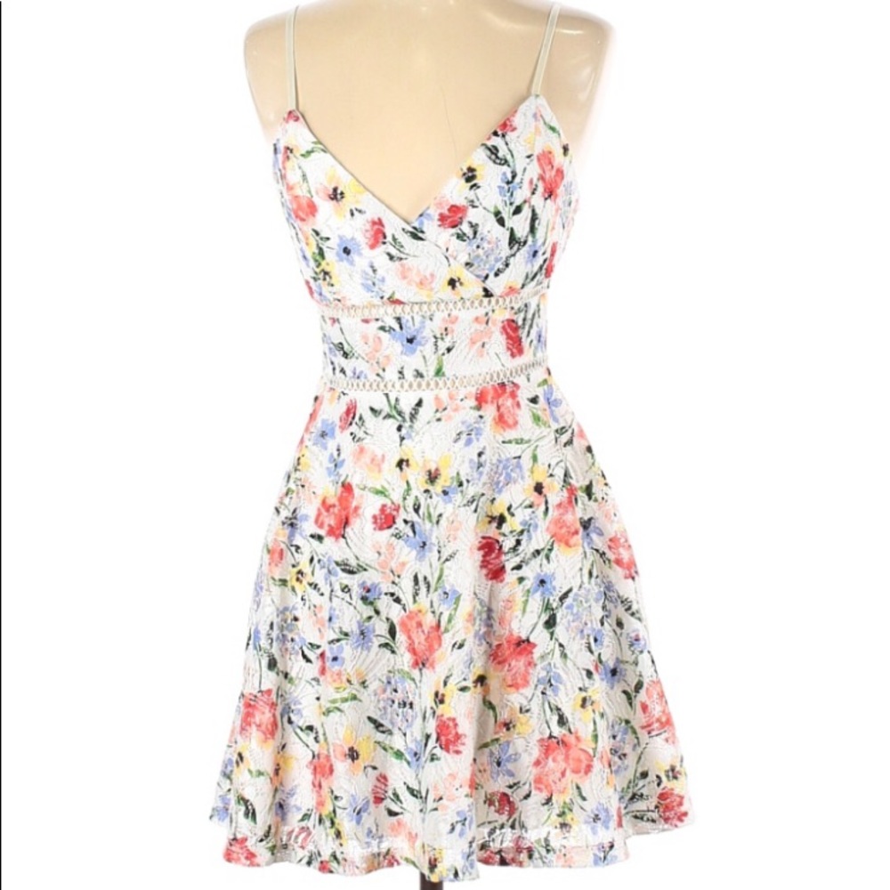 NWOT floral spaghetti strap dress